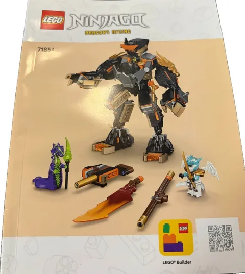 LEGO NINJAGO 71854 Coles Mission Mech & Dragon Zane NEW Sealed Bags Complete 