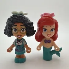LEGO Disney Princesses Micro Doll Lot ARIEL The Little Mermaid & MIRABEL Encanto