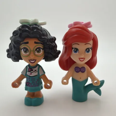 LEGO Disney Princesses Micro Doll Lot ARIEL The Little Mermaid & MIRABEL Encanto