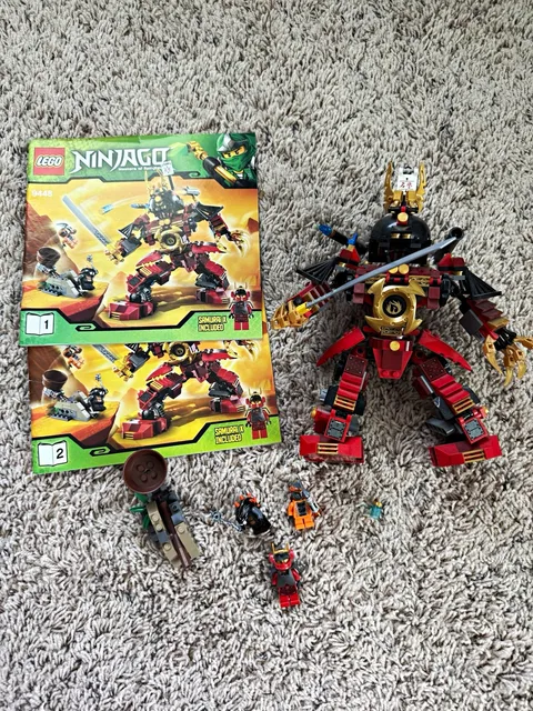 LEGO NINJAGO 9448 Samurai Mech, All Original Pieces and Instructions
