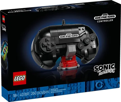Lego 40769 Icons Sonic the Hedgehog SEGA Genesis Controller 2025 - Brand New Sea