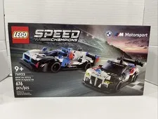 LEGO Speed Champions BMW M4 GT3 & BMW M Hybrid V8 Race Cars NEW In BOX 676 Pcs
