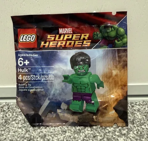 LEGO 5000022 Hulk Marvel Super Heroes Minfigure Sealed Bag Retired Rare Set
