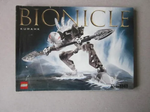 Lego Building Instructions Instruction Bionicle 8588 Kurak