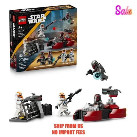 LEGO Star Wars Siege of Mandalore Battle Pack Building Toy for Boys & Girls - Th