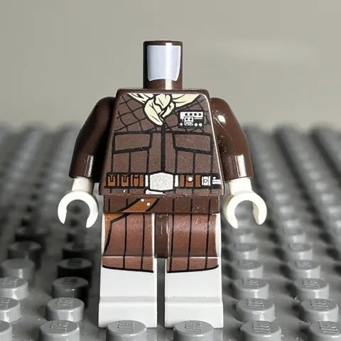 Lego Han Solo (Hoth) Minifigure sw0727 Star Wars Set 75098 Parts - 2L