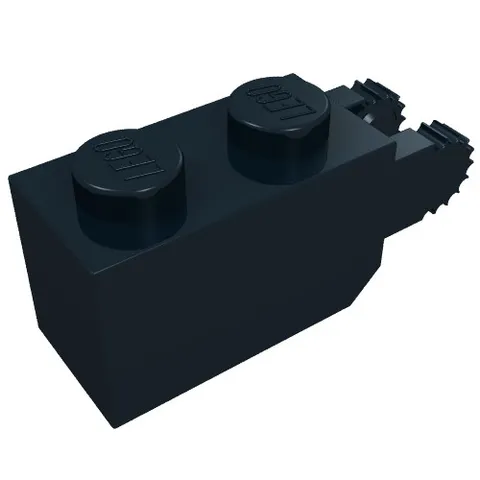 5x LEGO® Part 30365 - Hinge Brick 1 x 2 Locking with 2 Fingers Vertical End
