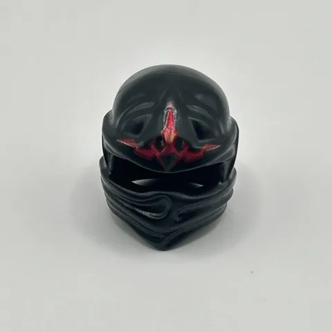 LEGO Ninjago NRG Cole Head Wrap Hood 98133 Excellent Condition Rare 9572