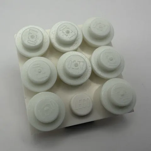 LEGO Part 4073 - 1x1 round tile, opaque GLOW IN THE DARK - 8pcs