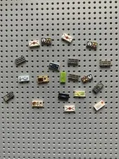 Lego Lot of 20 1x2 Tiles with printed pattern design combine shipping to save b
