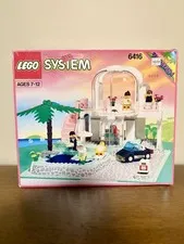 LEGO Town Paradisa Poolside Paradise 6416 NEW In Bags- Open Box