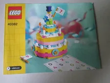 Lego Building Instructions Instruction 40382 Birthday Cake, Birthday Cake