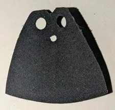 Lego BLACK Minifigure Cape Cloth Standard Traditional Starched Fabric Part # 522