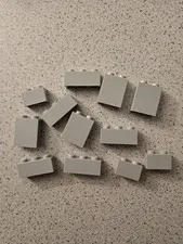 Lego 910029 wall height adder mountain fortress Grey brick 1x2 12x2 3x3 10305 