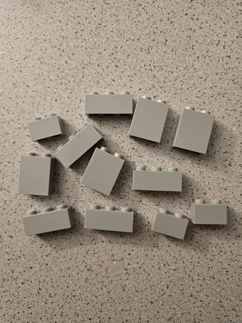 Lego 910029 wall height adder mountain fortress Grey brick 1x2 12x2 3x3 10305 