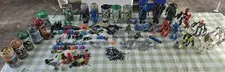 Lego Bionicle Lot 16 Bionicles Plus 19 Masks, Weapons, Parts And Much More