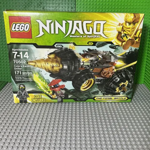LEGO NINJAGO: Cole's Earth Driller (70502) Retired Set NEW SEALED