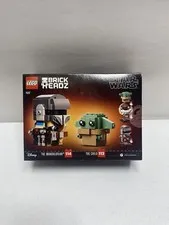 Lego BrickHeadz: 75317 Mandalorian & Child 295 Pcs *Retired 2023* Factory Sealed