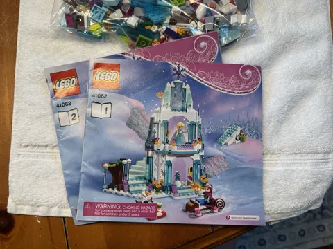 LEGO Disney Princess Frozen: Elsa's Sparkling Ice Castle (41062) Manuals No Box