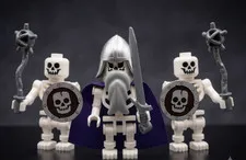 LEGO Fantasy Era Castle Minifigure Skeleton lot Shield Commander Warrior
