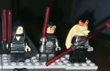 LEGO star wars The Dark Falcon Minifigures DARTH Dev,Rey, Jar-Jar