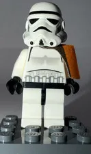 LEGO Star Wars Sandtrooper Orange Pauldron sw0199 Dotted Mouth Helmet