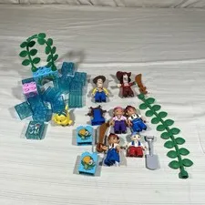 LEGO Duplo Figures Lot Woody, Flounder, Jake Neverland Pirates Hook Accessories