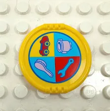 Lego Duplo Item Plate (Mickey Clubhouse Disney) brush car pot wrench