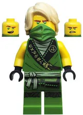 LEGO [No Color/Any Color] Lloyd - Legacy, Rebooted, Ninjago Logogram 'MANTER' on