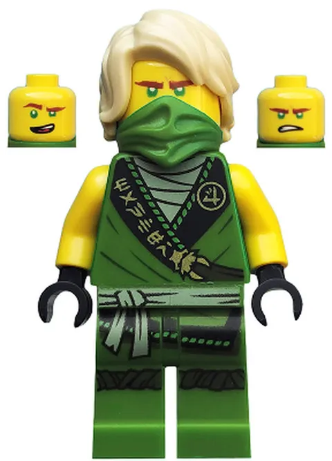 LEGO [No Color/Any Color] Lloyd - Legacy, Rebooted, Ninjago Logogram 'MANTER' on
