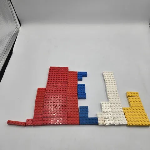 Lot of 77  VTG Lego Bricks 1- 1x6 , 3- 2x4, 1- 2x12 , 1 -2x2 Corner  +