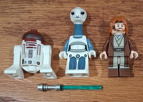 LEGO Star Wars Minifigures lot Obi-Wan Kenobi, Taun We, R4-P17 