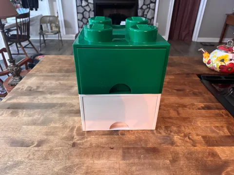 LEGO 4-Stud Stackable Storage Brick w/ Drawer