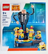 LEGO Brick-Built Gru and Minions Despicable Me 4 Set 75582, 839 Pieces - NEW