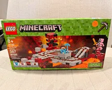LEGO Minecraft 21130 The Nether Railway Set 387 pcs Steve Zombie Pigman 8+