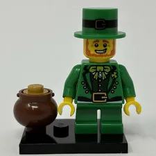 Lego Leprechaun Minifigure Collectible Series 6 CMF Complete w/ Pot of Gold
