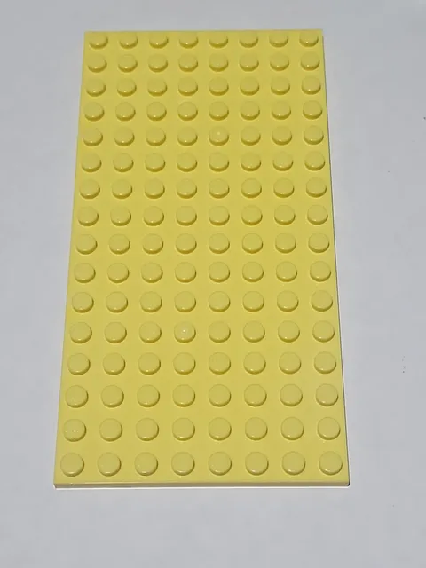 LEGO Plate Bright Light Yellow ● 8 X 16 ● # 92438 ● QTY 1