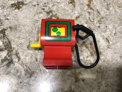 LEGO - Duplo Gas/ Fuel Pump - From Airport Set 2679  Red - RARE
