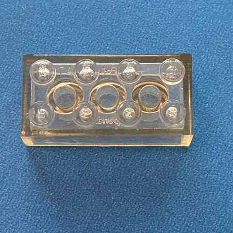 1960s LEGO Patent Pending  Extremely Rare Offset Error Brick mis-cut