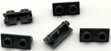 Lego 5 New Dark Bluish Gray Hinge Bricks 1 x 2 Top Plate Parts
