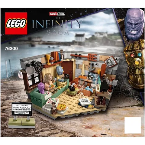 LEGO Marvel BRO THOR’S NEW ASGARD (76200) Instructions Manual ONLY .. New