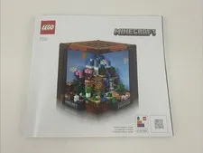 Retired LEGO Minecraft 21265 The Crafting Table Instruction Manual Only