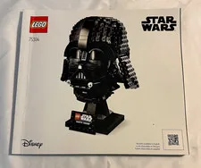 LEGO Manual Booklet Star Wars Darth Vader Helmet 75304 Illustrated EN/FR/ES
