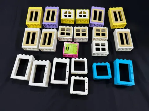 ✅21 Lego Duplo Window & Door Pieces ✅Frame Openings ✅Windows ✅Doors