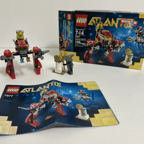 Lego Atlantis Set 7977 Seabed Strider Complete