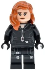 LEGO® Minifig sh1012 - Black Widow - Black Jumpsuit