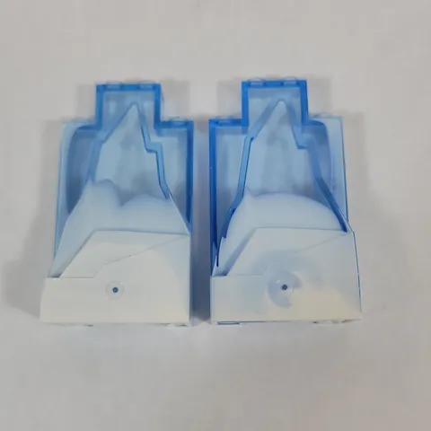 LEGO Rock Panel TRANS-MEDIUM MARBLED BLUE 2x4x6 Castle Wall Mountain Lot 47847