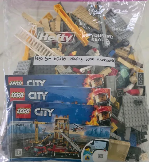 LEGO City 60216 Fire Brigade No Box