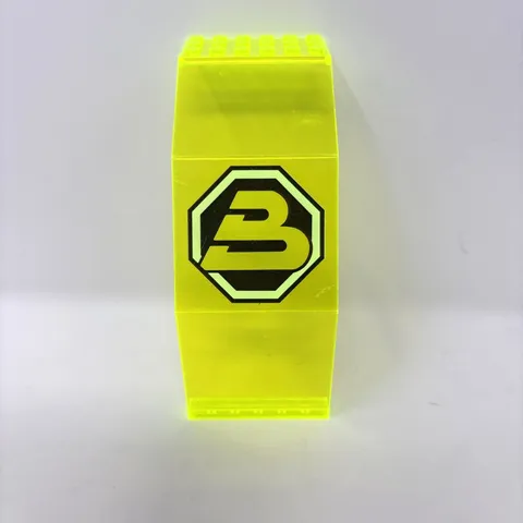 Lego Space Trans-Neon Panel 10 x 6 x 11 Inches Blacktron Logo 2408p01
