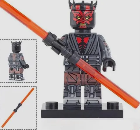  Lego Star Wars Abnormal Custom Darth Maul Mandalorian  Minifigure m26
